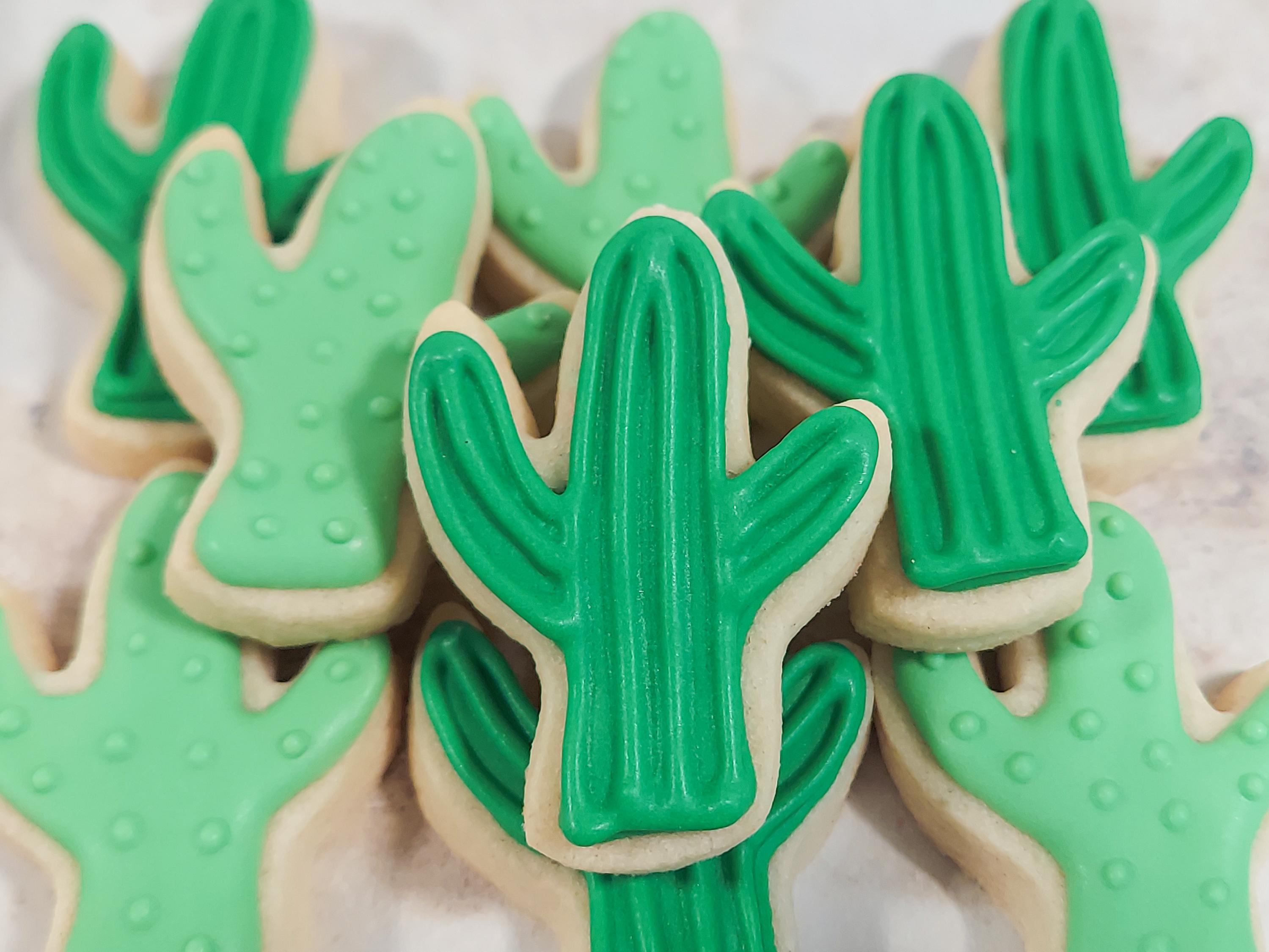 Mini Cactus Cookies (2 dozen)
