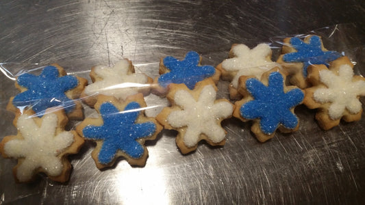 Mini Snowflake Cookies (5 in a Bag)
