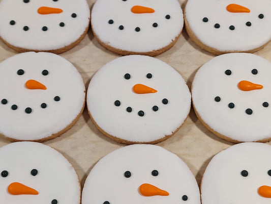 Snowman Face Cookies (1 dozen)