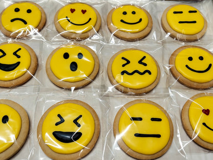 Emoji Face Cookies (1 dozen)