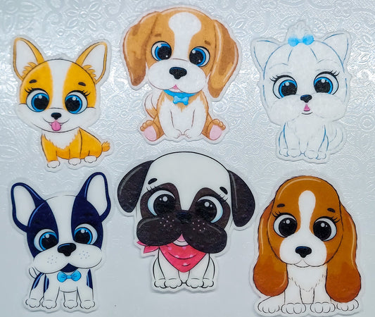 Edible Cupcake Toppers (Puppies #1)
