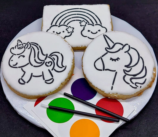 Paint-Your-Own Unicorn Cookies (1 Dozen)