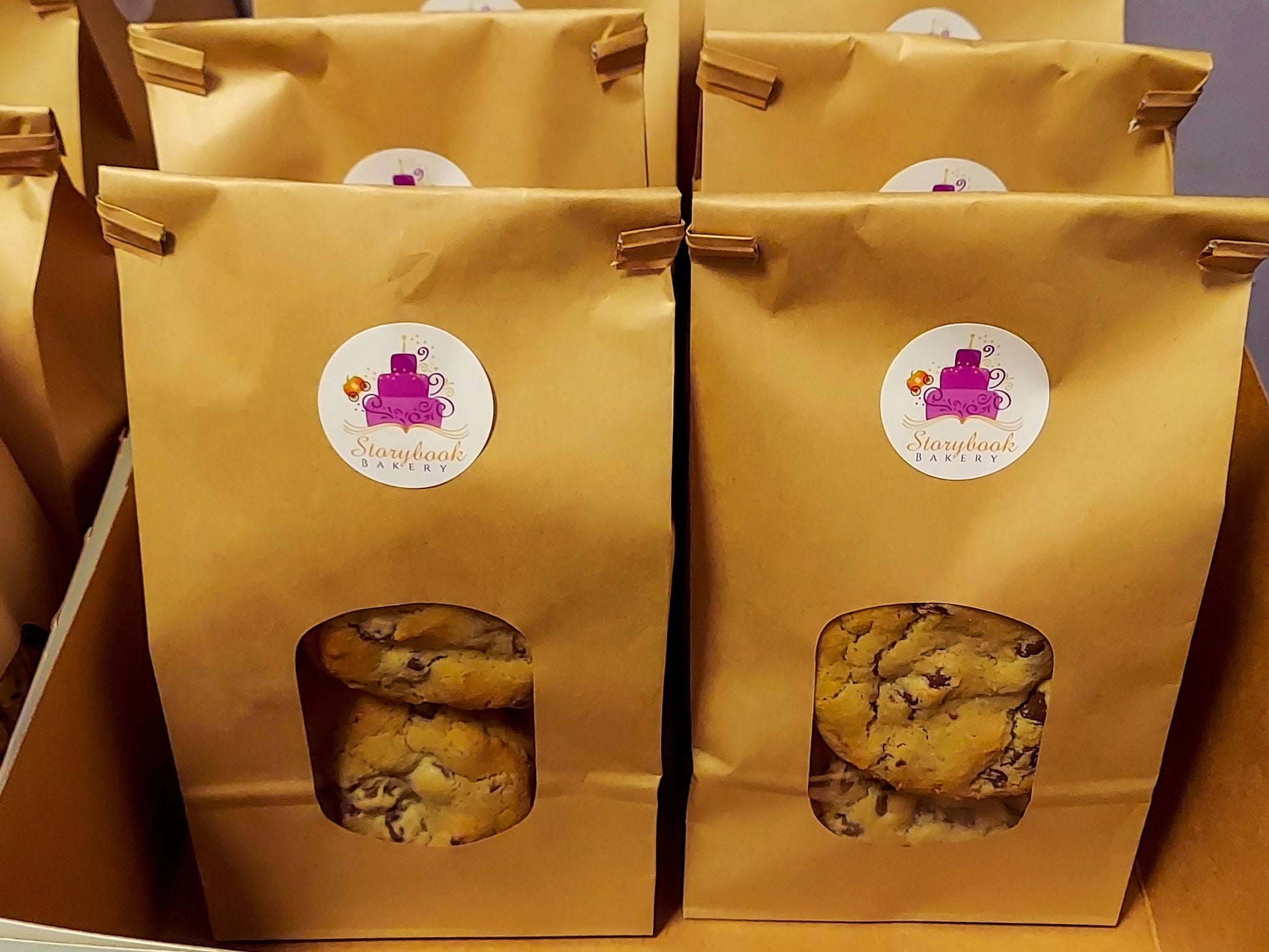 QUICK SHIP! - Troll Cookie Gift Bags (Chocolate Chip)