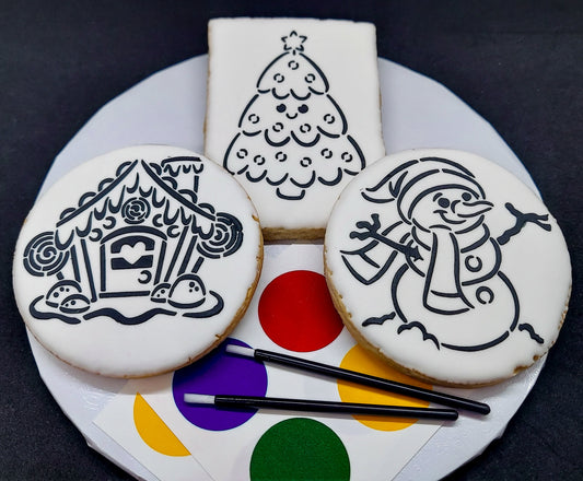 Paint-Your-Own Christmas Cookies (1 Dozen)