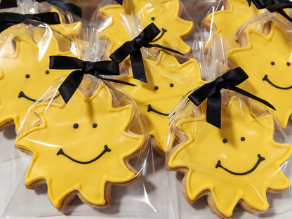 Smiley Sun Cookies (1 dozen)