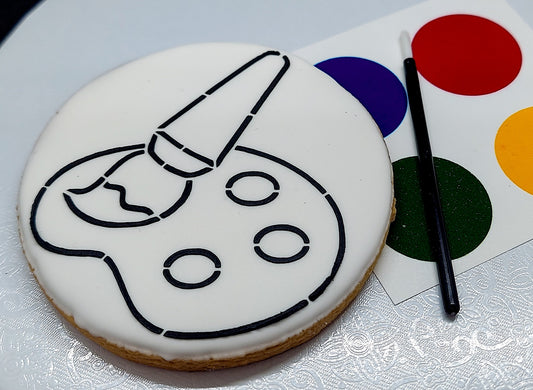 Paint-Your-Own Art Cookies (1 Dozen)