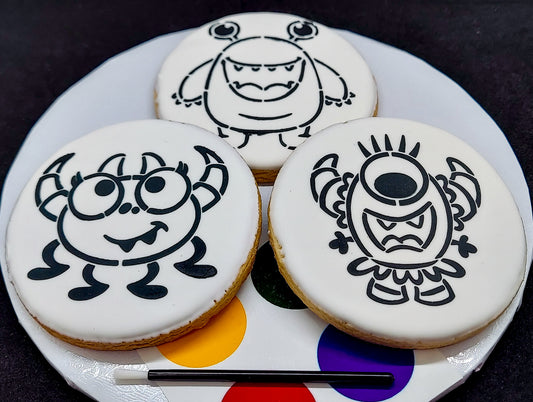 Paint-Your-Own Monster Cookies (1 Dozen)
