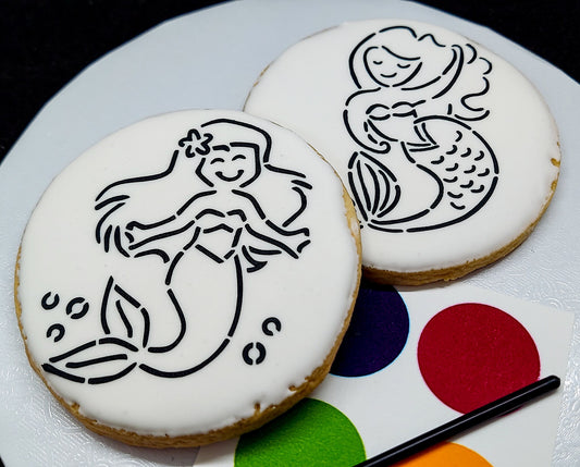 Paint-Your-Own Mermaid Cookies (1 Dozen)