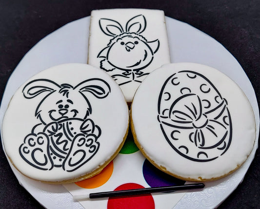 Paint-Your-Own Easter Cookies (1 Dozen)
