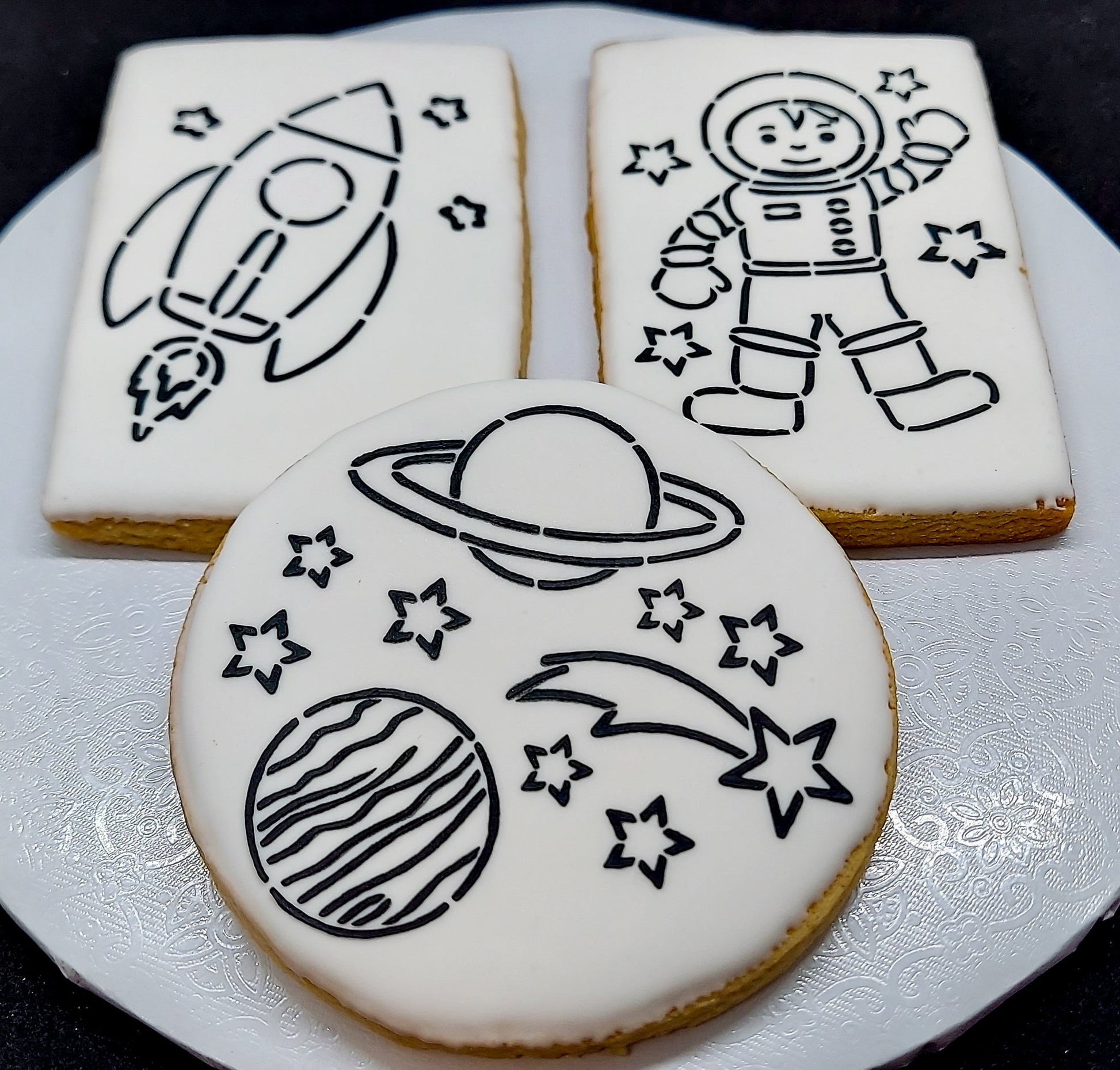 Paint-Your-Own Space Cookies (1 Dozen)
