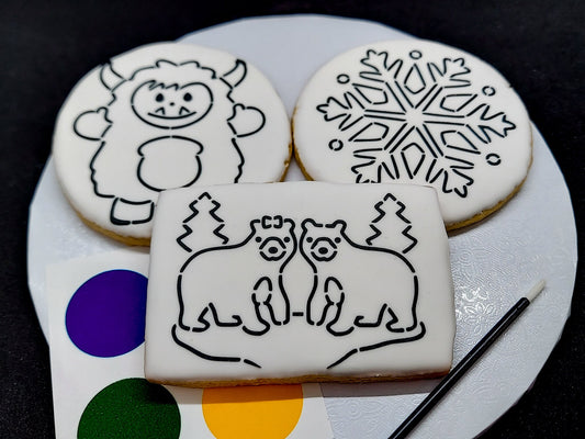 Paint-Your-Own Winter Cookies (1 Dozen)