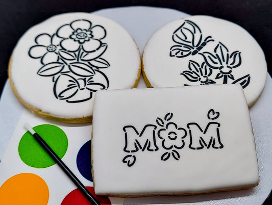 Paint-Your-Own Mother's Day Cookies (1 Dozen)