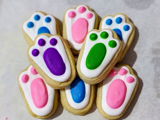 Mini Easter Bunny Foot Cookies (4 dozen)