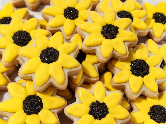 Mini Sunflower/Daisy Cookies (2 dozen)