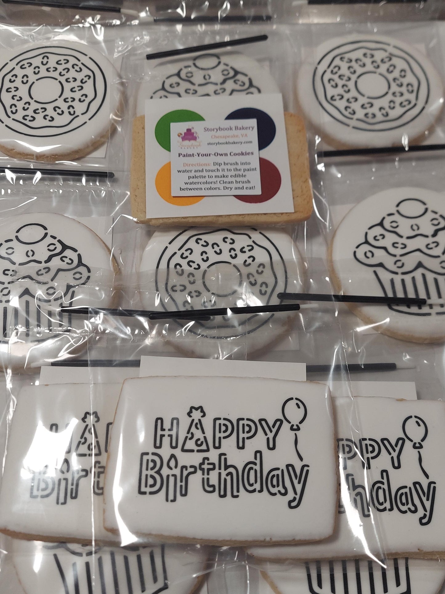 Paint-Your-Own Sunmer / July 4th Cookies (1 Dozen)