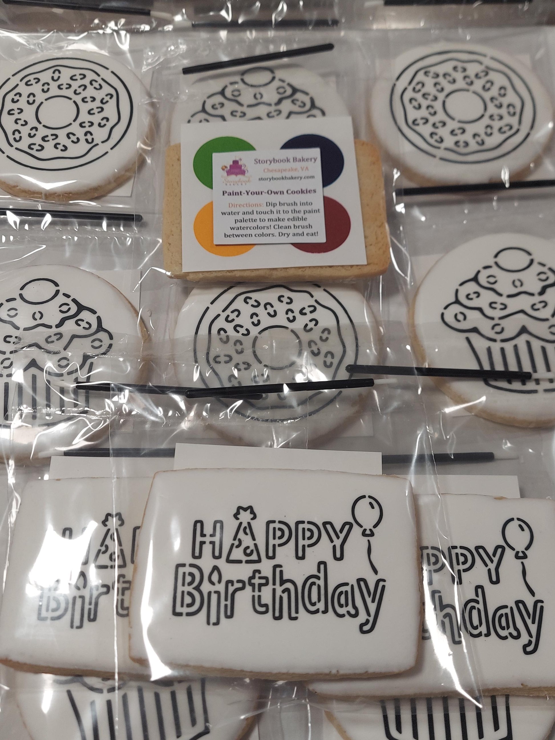 Paint-Your-Own Sunmer / July 4th Cookies (1 Dozen)