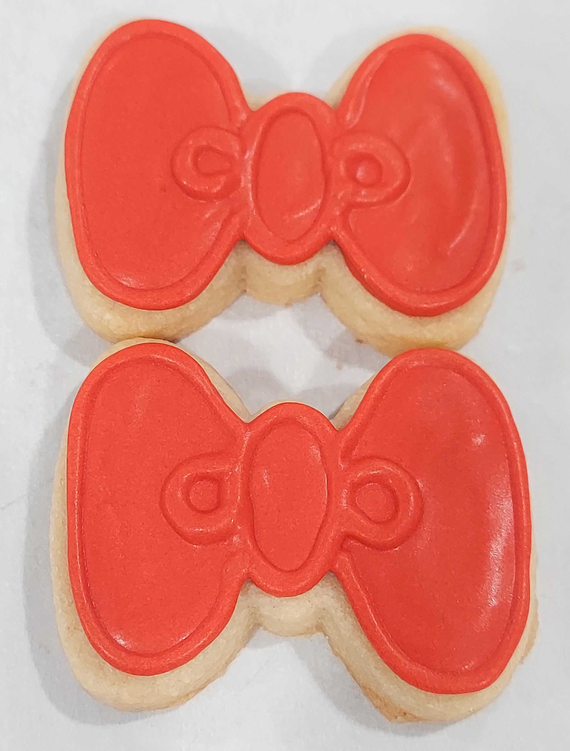 Mini Bow Cookies (2 dozen)