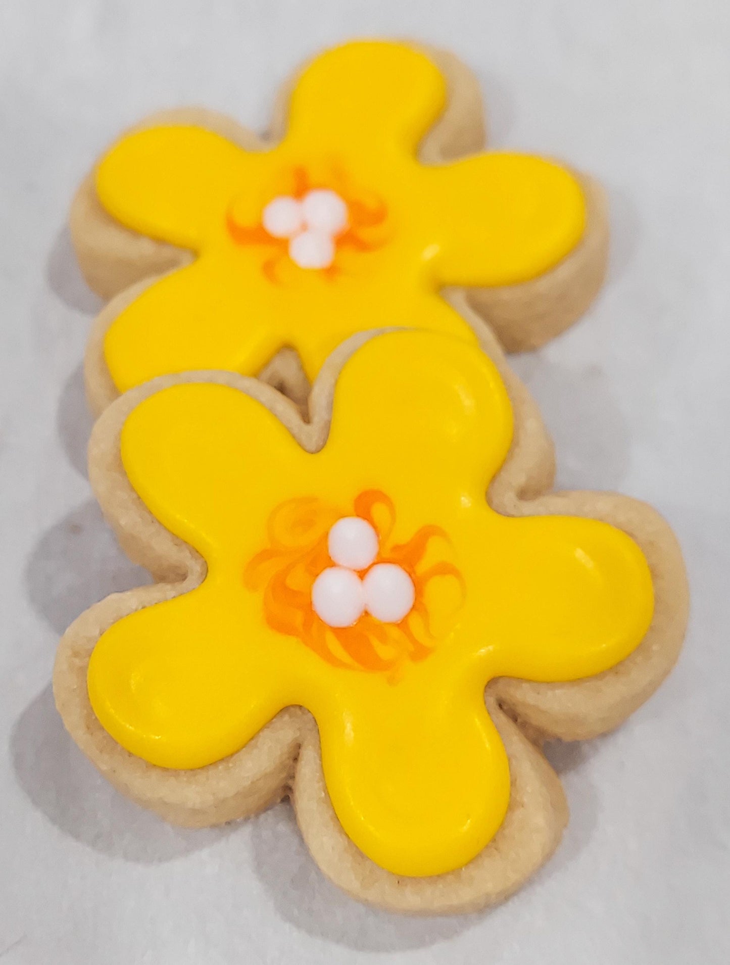 Mini Tropical Flower Cookies (2 dozen)