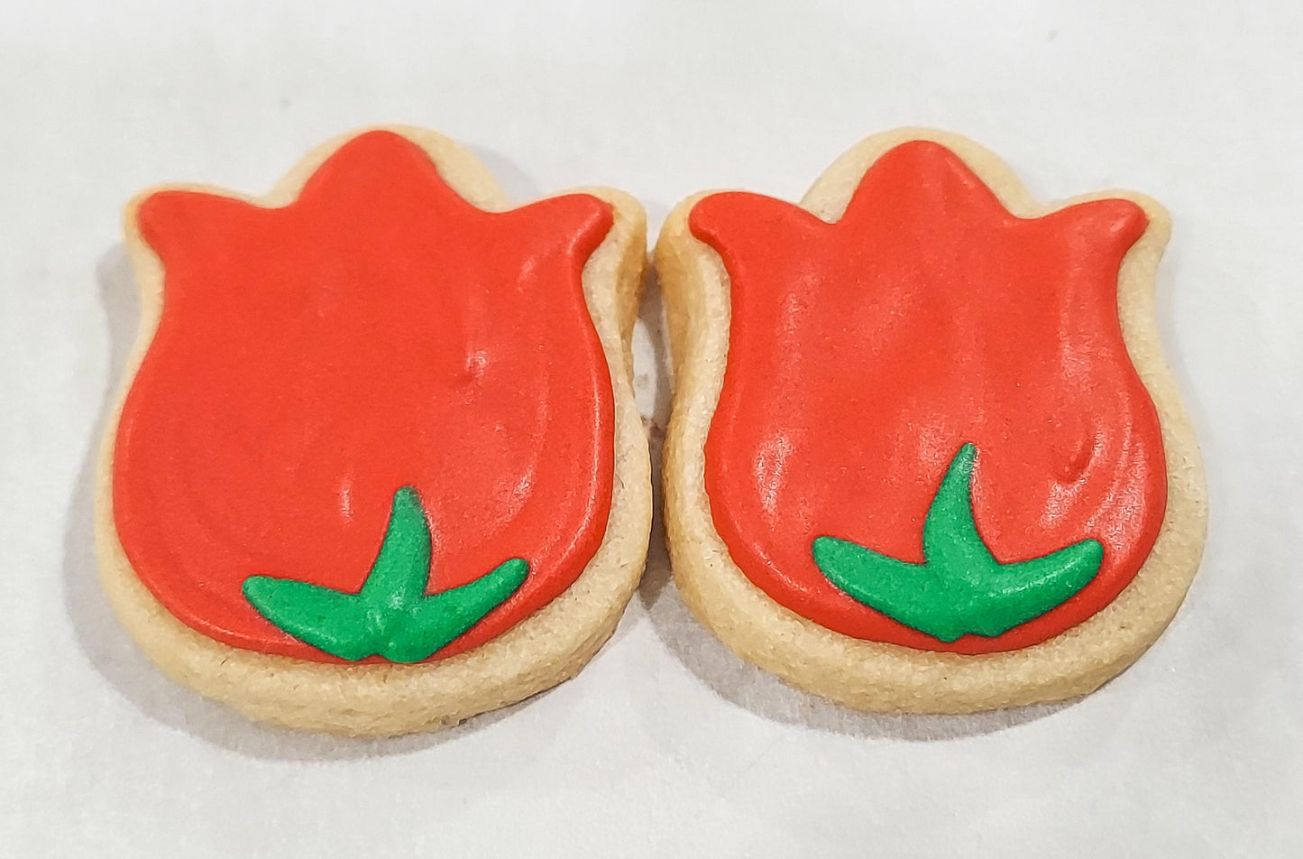 Mini Tulip Flower Cookies (2 dozen)