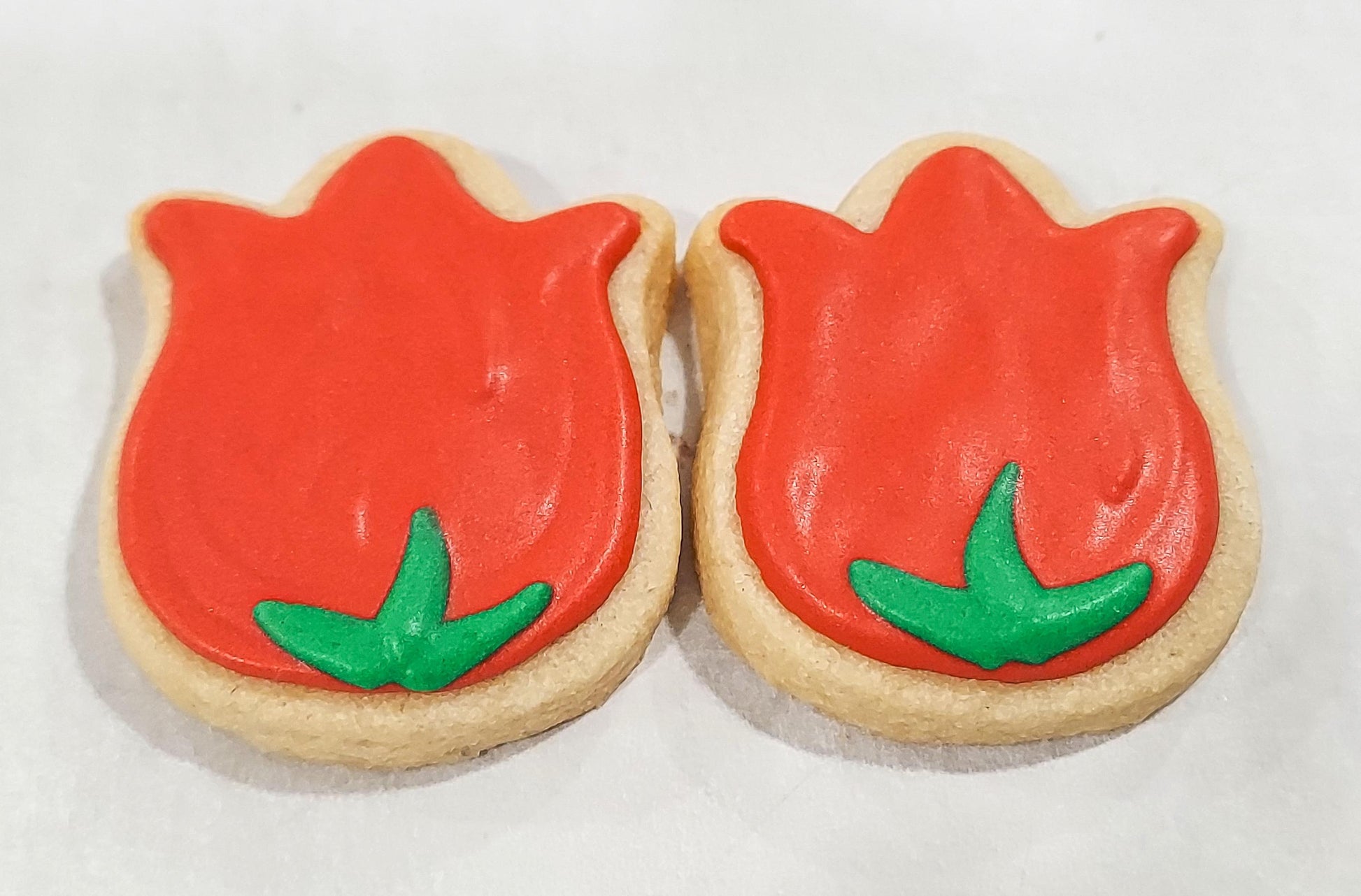 Mini Tulip Flower Cookies (2 dozen)