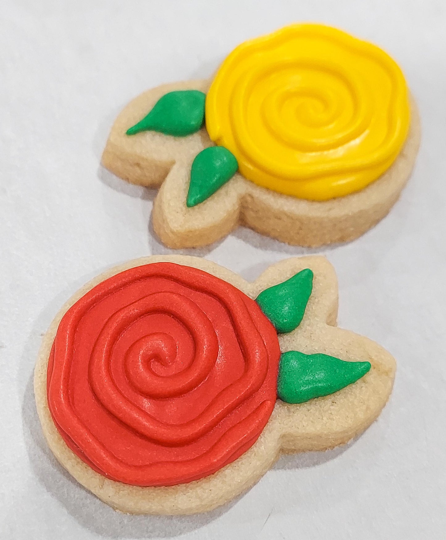 Mini Rose Cookies (2 dozen)