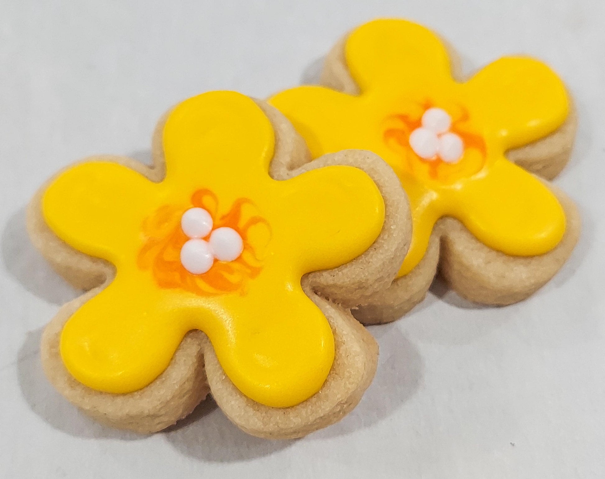 Mini Tropical Flower Cookies (2 dozen)