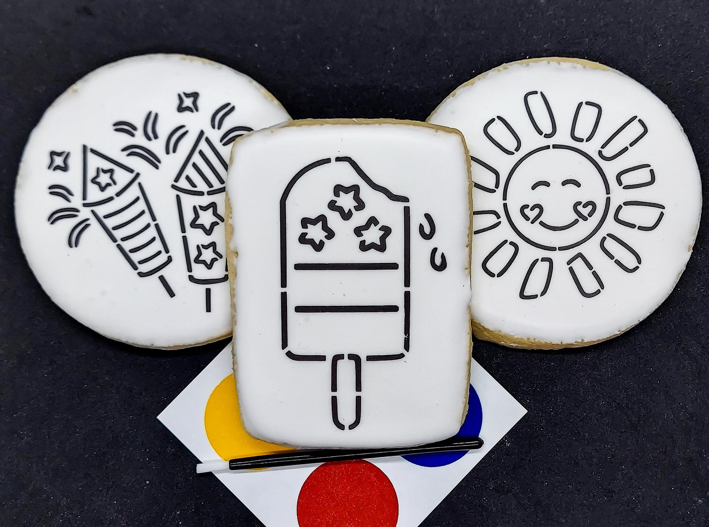 Paint-Your-Own Sunmer / July 4th Cookies (1 Dozen)
