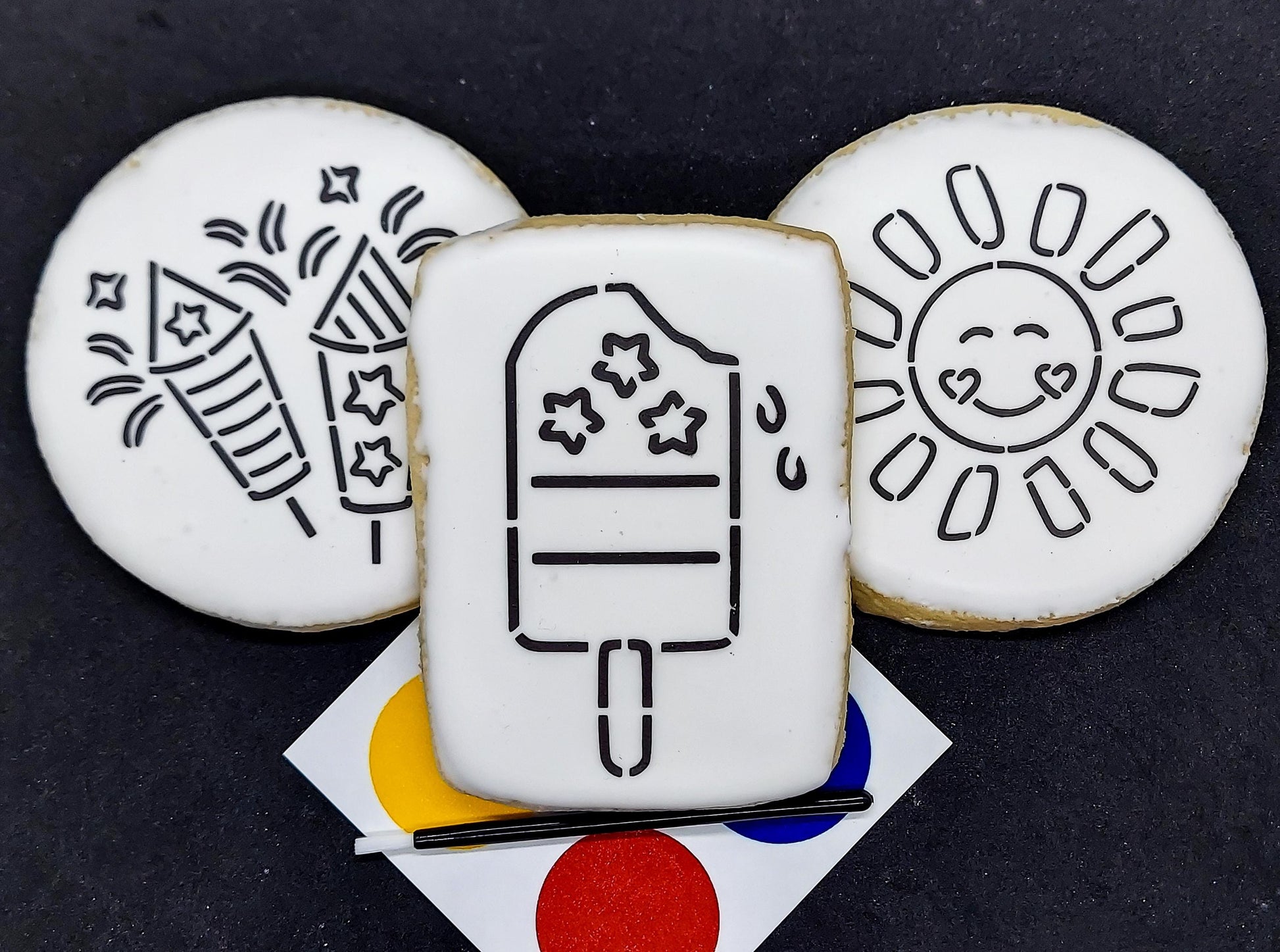 Paint-Your-Own Sunmer / July 4th Cookies (1 Dozen)