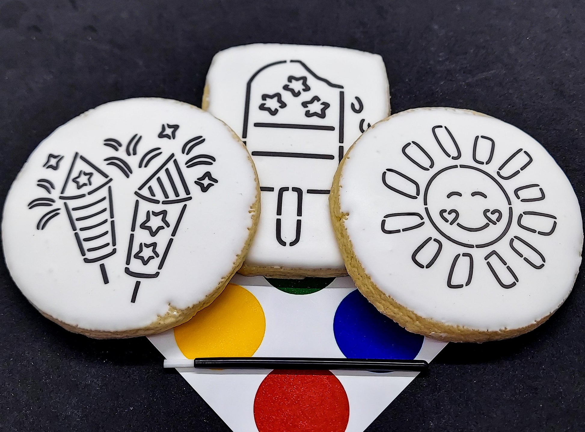 Paint-Your-Own Sunmer / July 4th Cookies (1 Dozen)