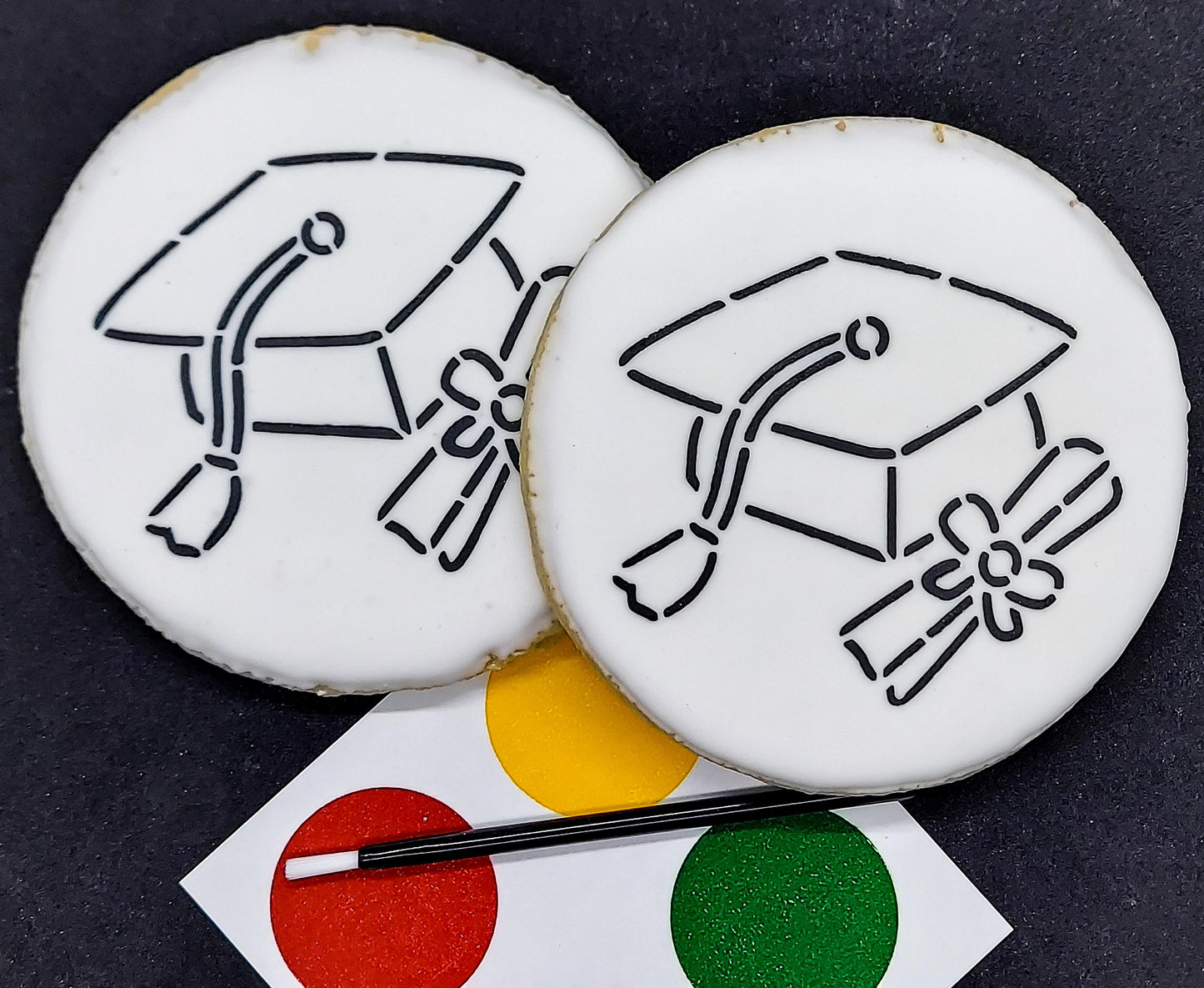 Paint-Your-Own Graduation Cap Cookies (1 Dozen)