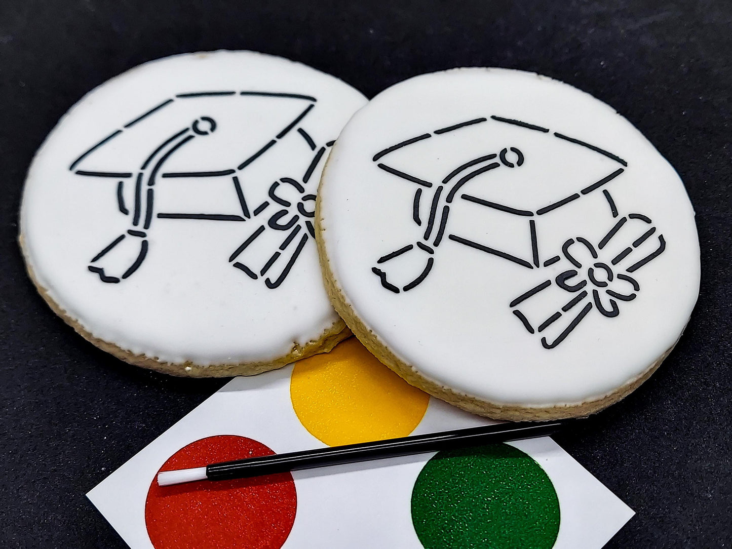 Paint-Your-Own Graduation Cap Cookies (1 Dozen)