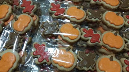 Mini Fall Cookies (5 in a Bag) - Ready for gift giving!