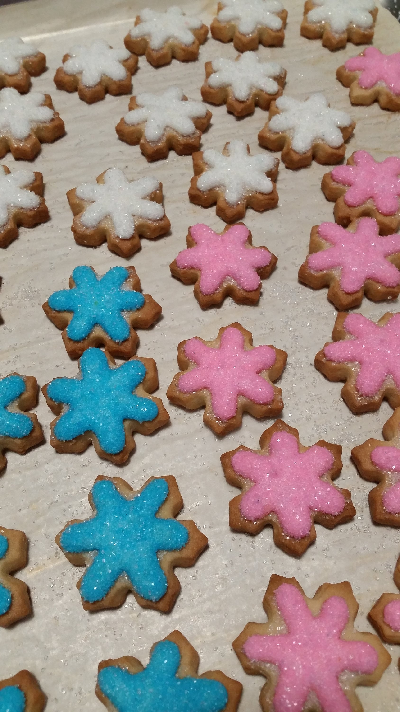 Mini Snowflake Cookies (4 dozen)