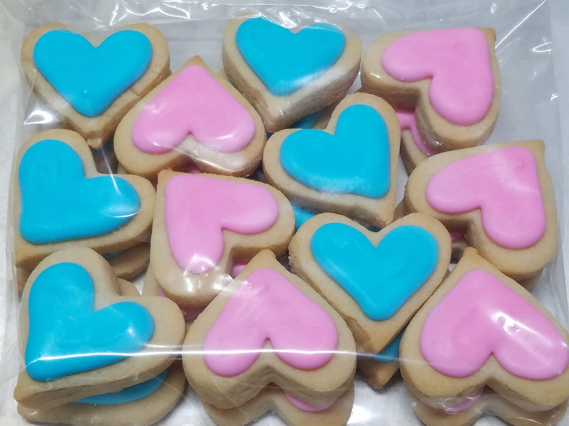 Mini Heart Wedding Cookies (100 pieces)