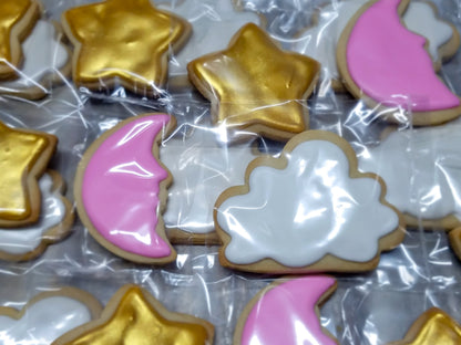 Moon, Star, & Cloud Cookies (1 dozen)