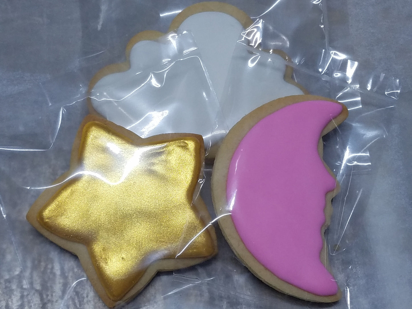 Moon, Star, & Cloud Cookies (1 dozen)