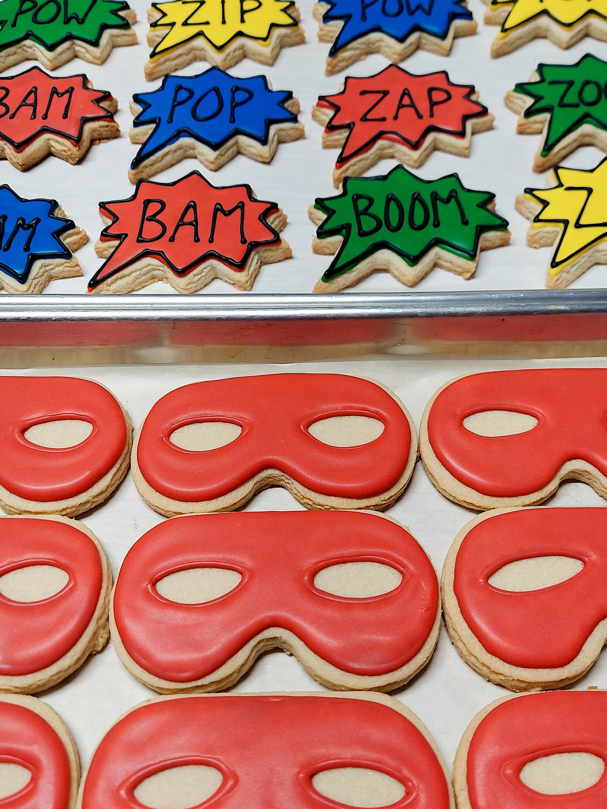 Superhero Comic Book Cookies (1 dozen)