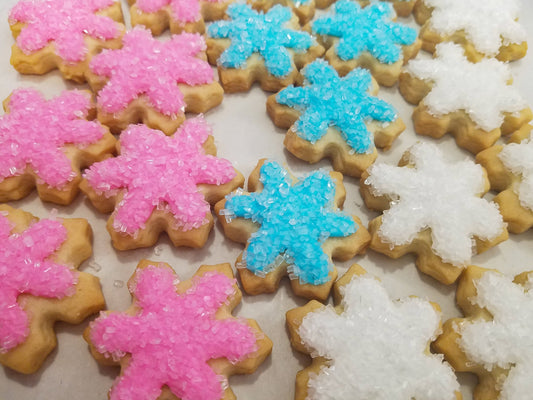 Mini Snowflake Cookies (4 dozen)