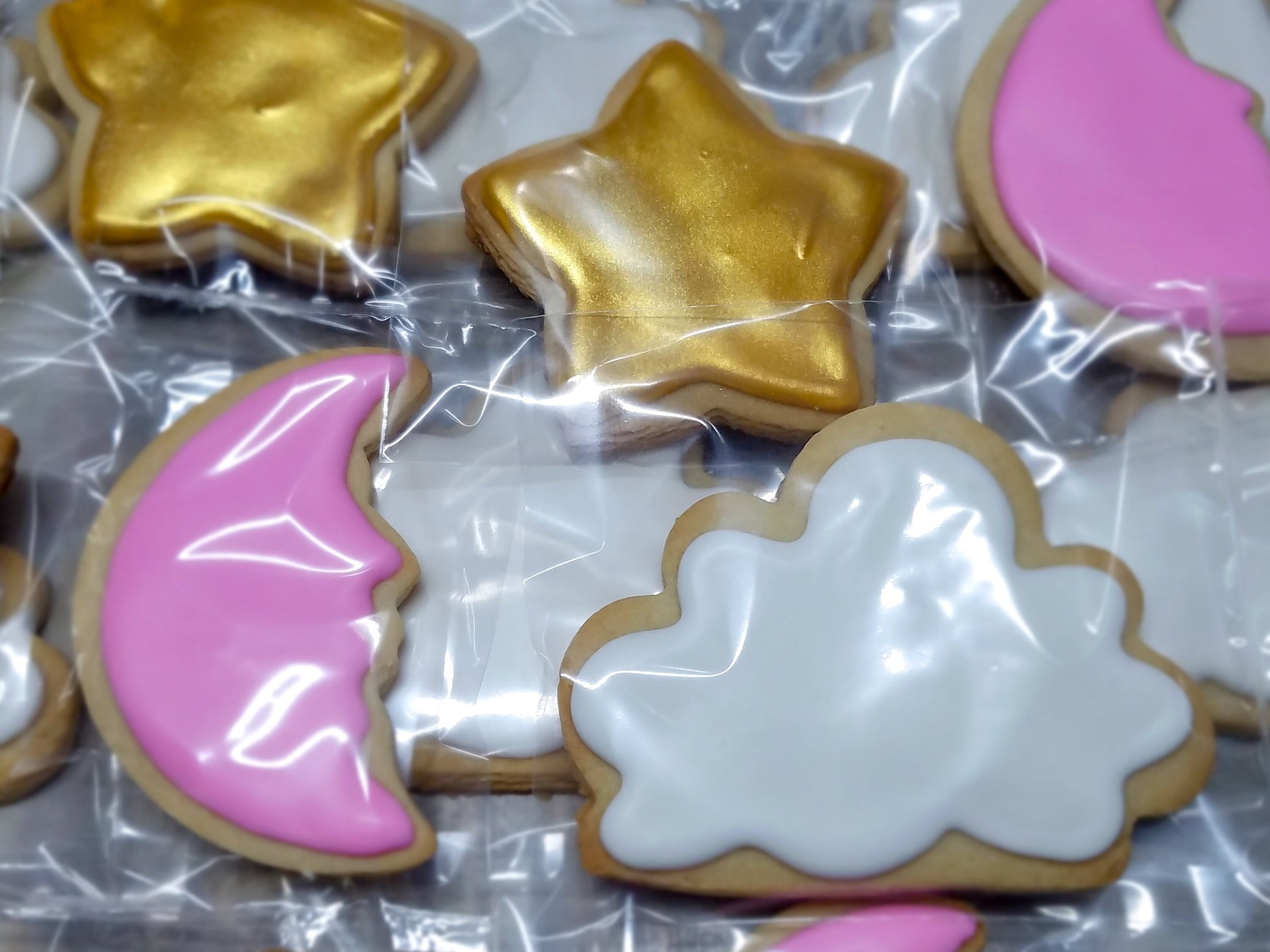 Moon, Star, & Cloud Cookies (1 dozen)