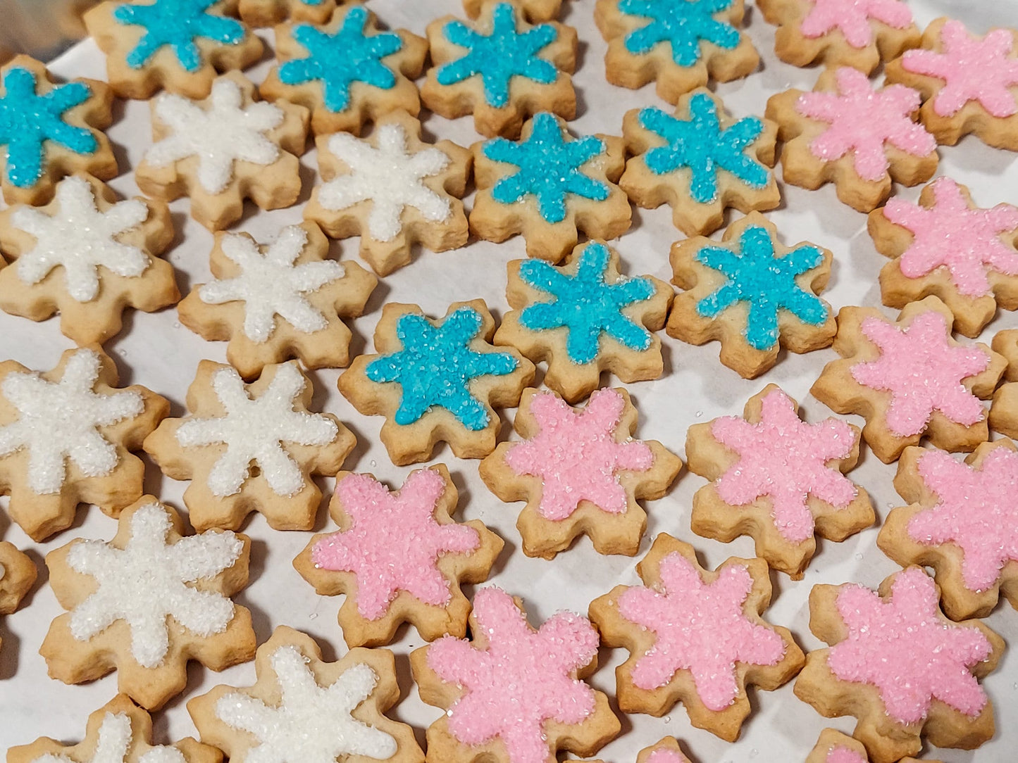 Mini Snowflake Cookies (4 dozen)