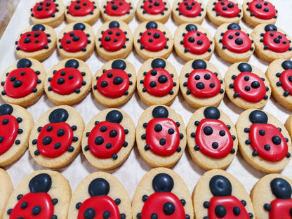 Mini Ladybug Cookies (3 dozen)