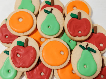 Mini Caterpillar Fruit Cookies (2 dozen)