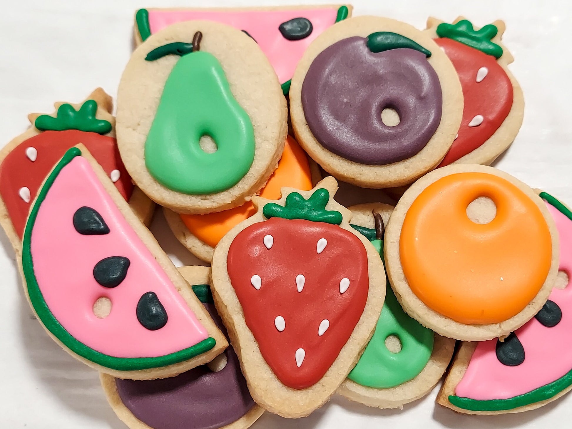 Mini Caterpillar Fruit Cookies (2 dozen)