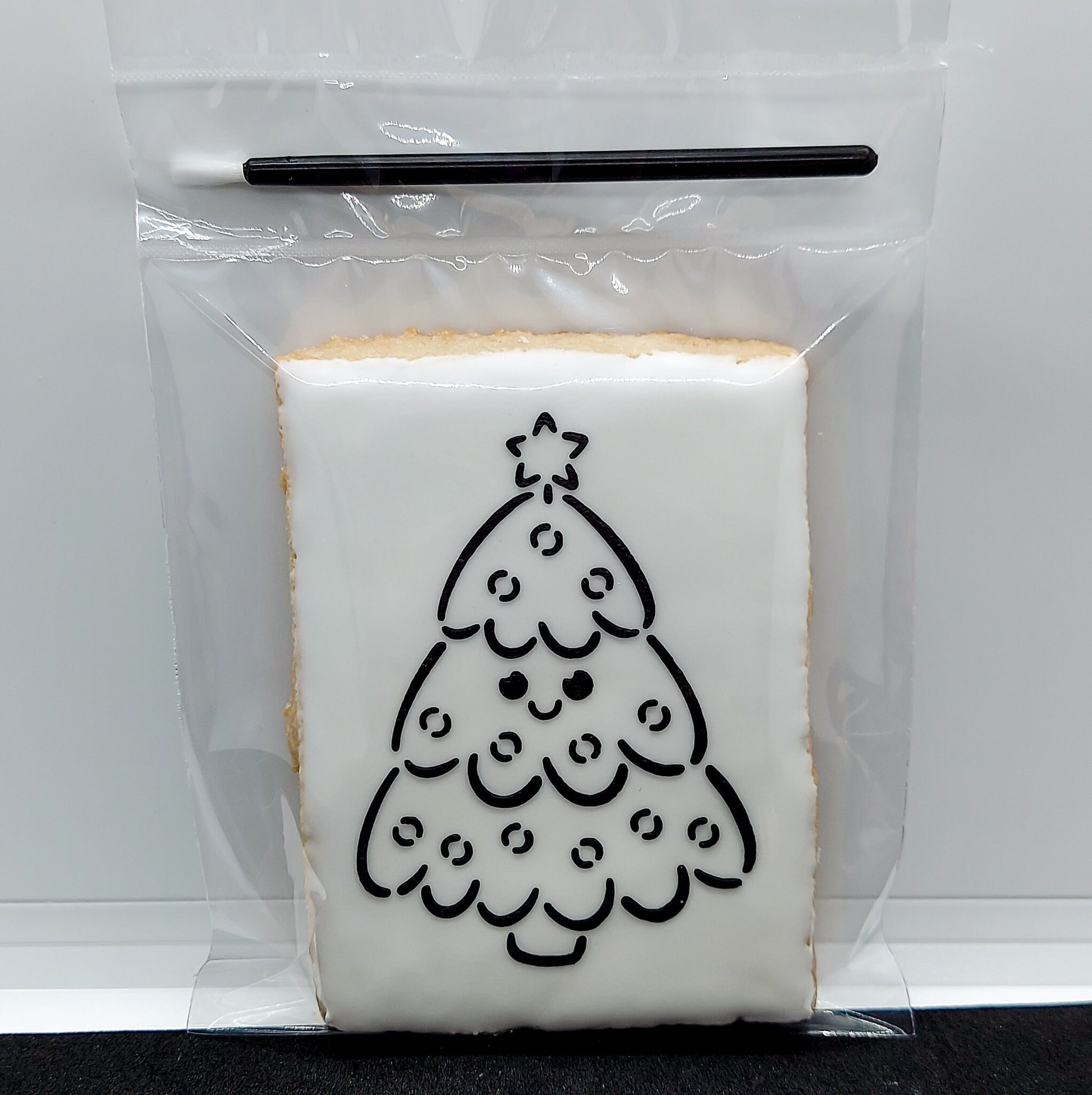 Paint-Your-Own Christmas Tree Cookies (1 Dozen)