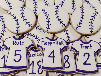 Baseball / Softball Cookies (1 dozen)