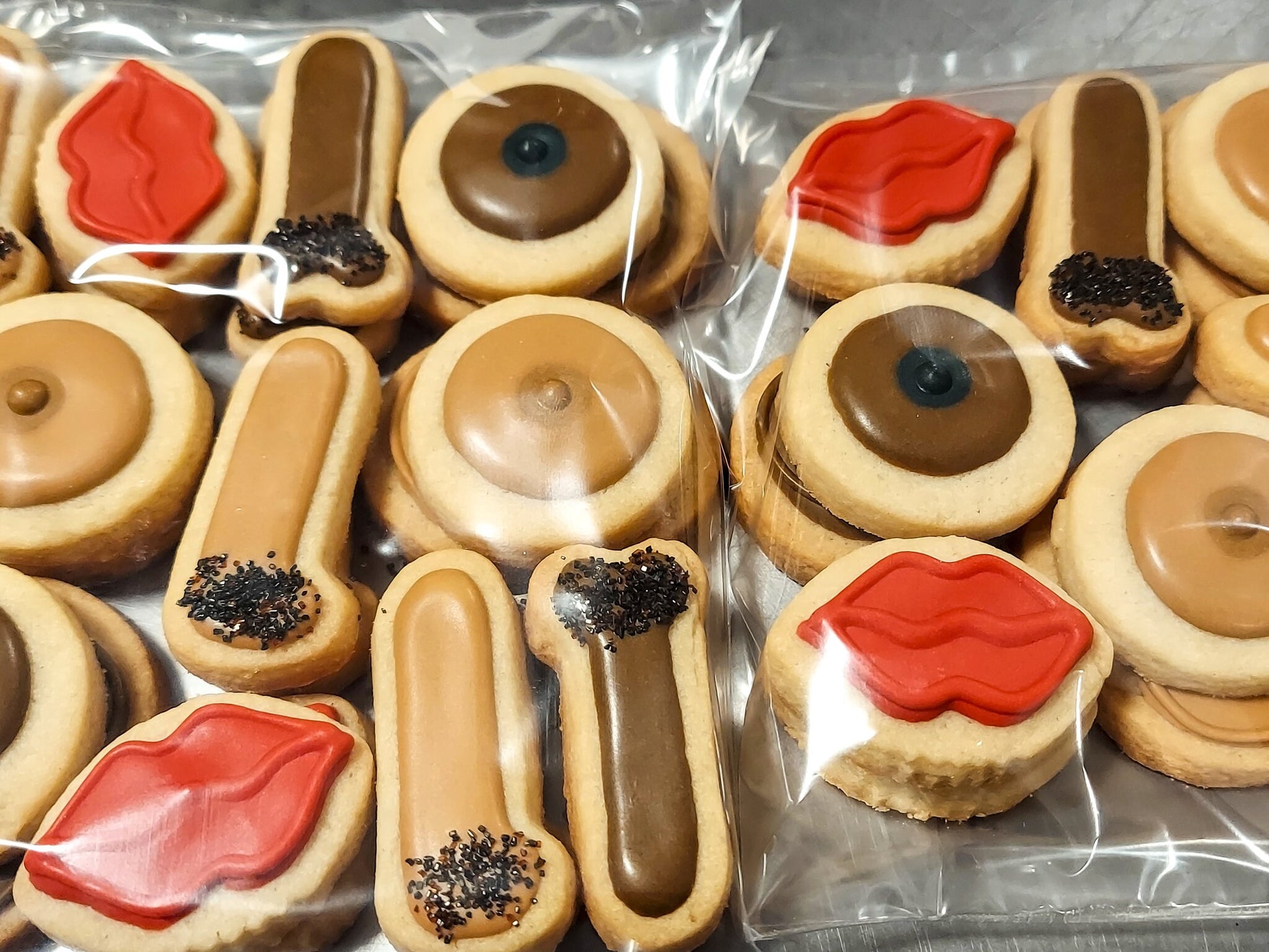 Mini Naughty Variety Cookies (3 dozen)