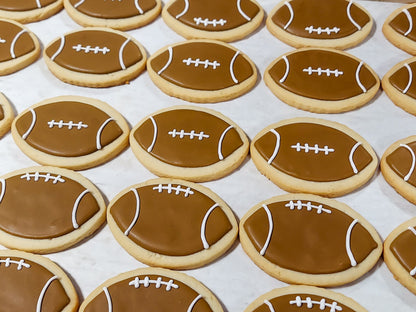 Football Cookies (1 dozen)