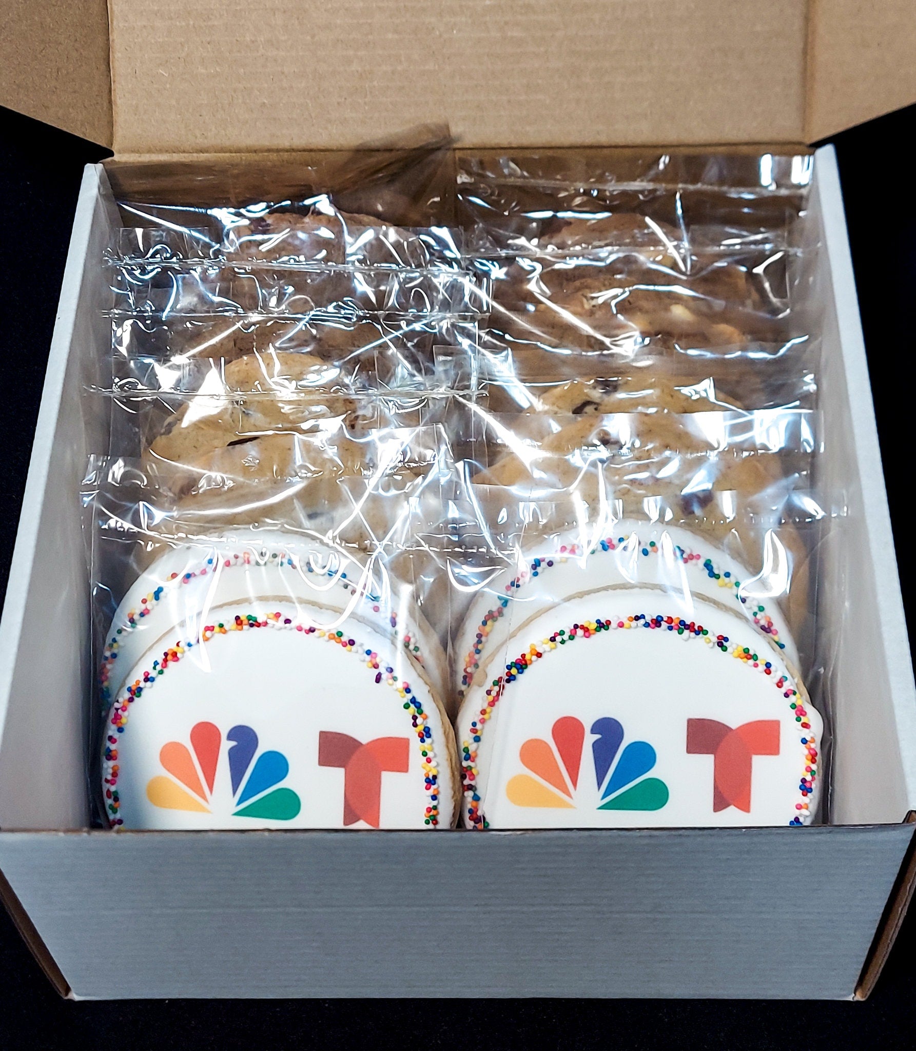 Logo Cookie Gift Box - 1 Dz Cookies (10 Boxes)