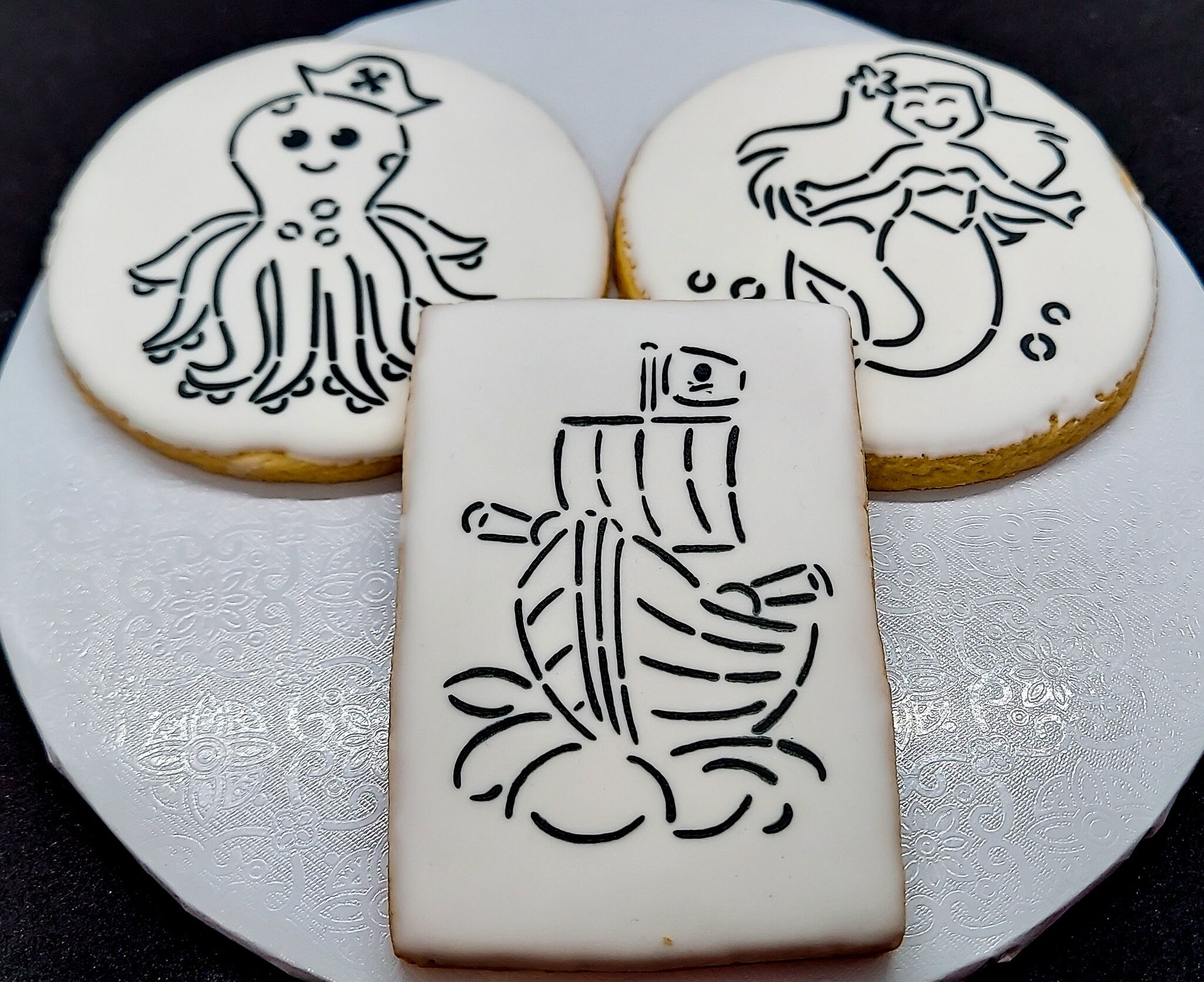 Mermaid Cookies - store 1 Dozen